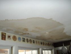 ceiling water damage in VA beach