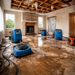 water damage cleanup and drying in Virginia Beach